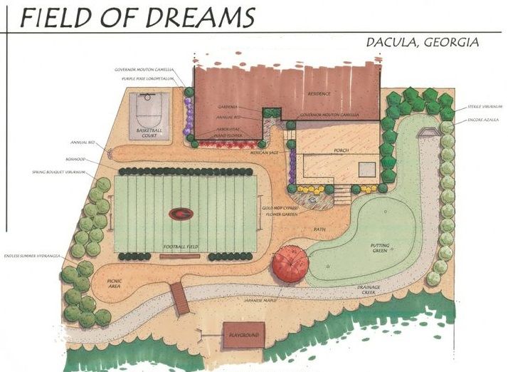 Field of Dreams Project Design by Sugar Hill Outdoors