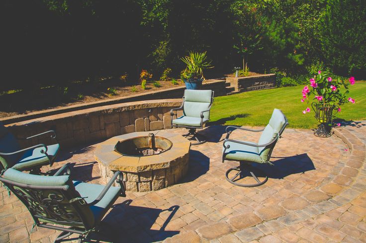 Fire Pit Outdoor Space by Sugar Hill Outdoors