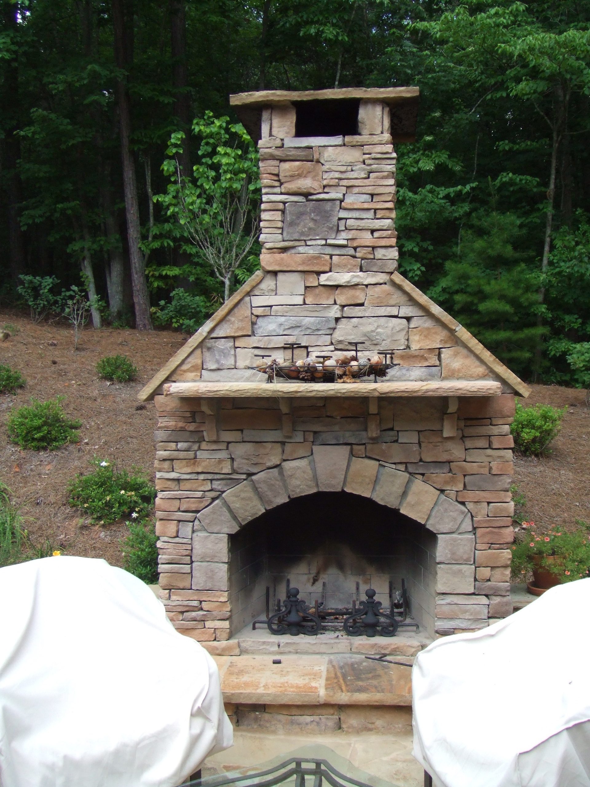 Outdoor Fireplace by Sugar Hill Outdoors