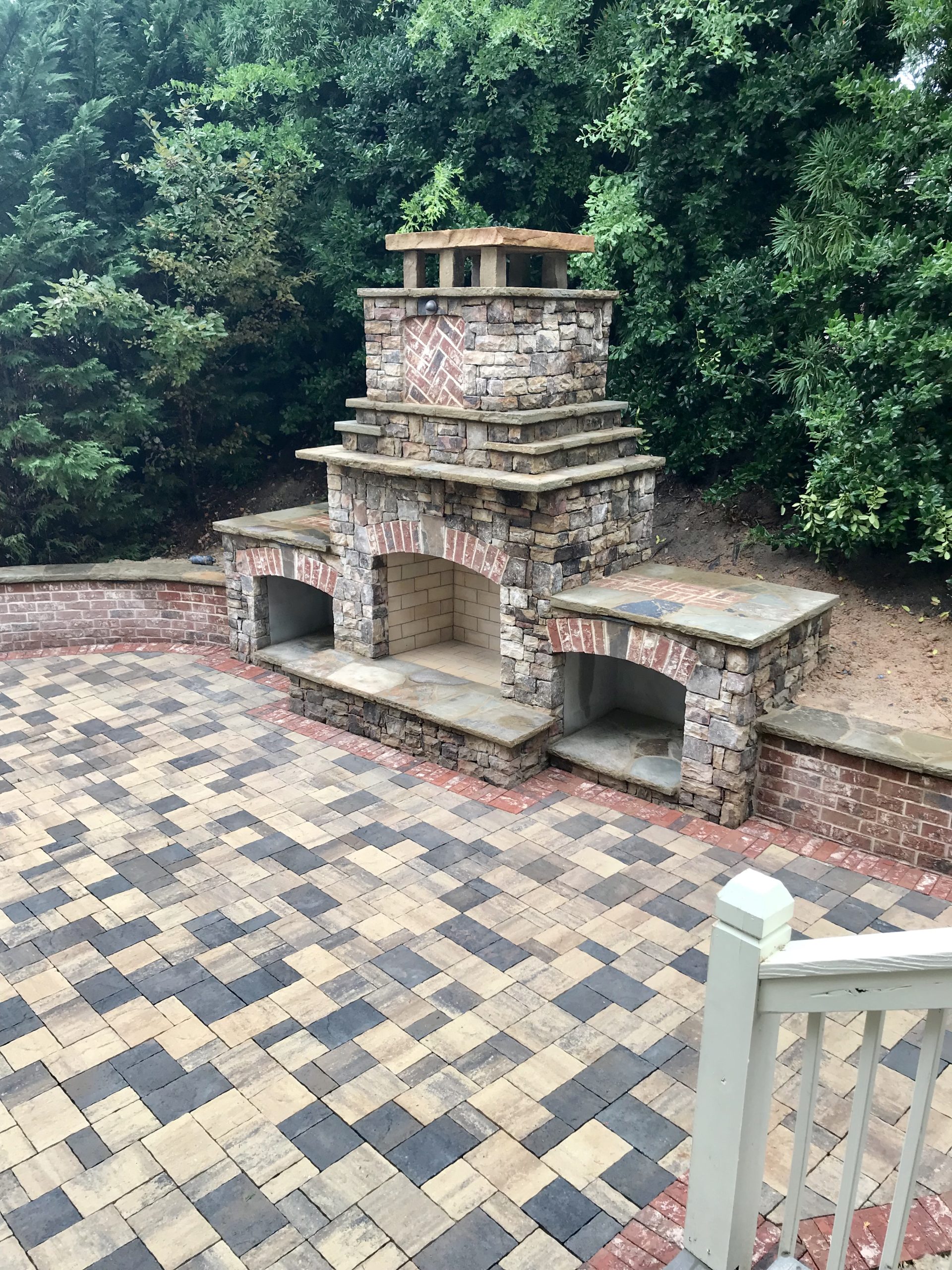 Outdoor Fireplace by Sugar Hill Outdoors