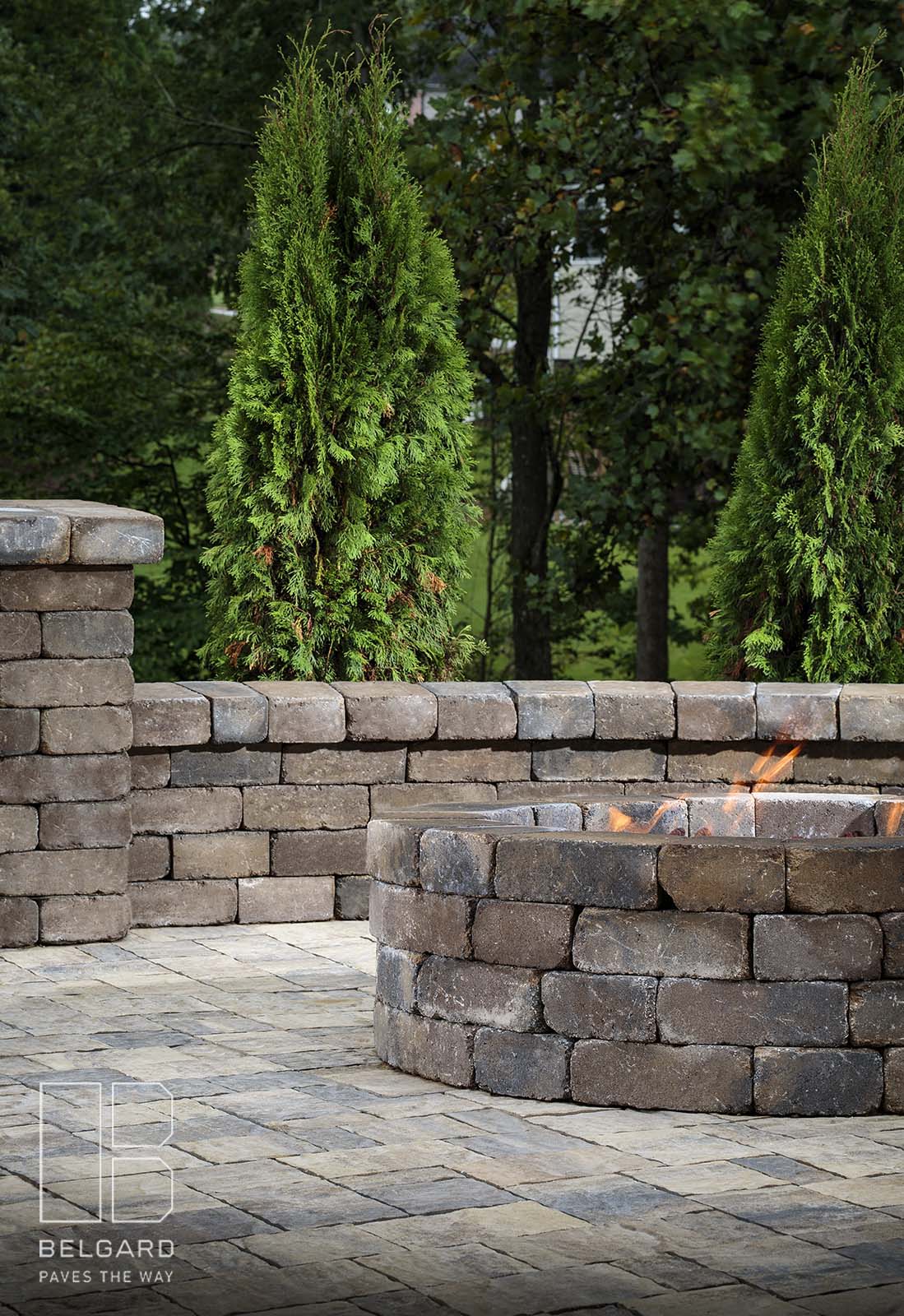 Belgard Stacked Stone Project by Sugar Hill Outdoors