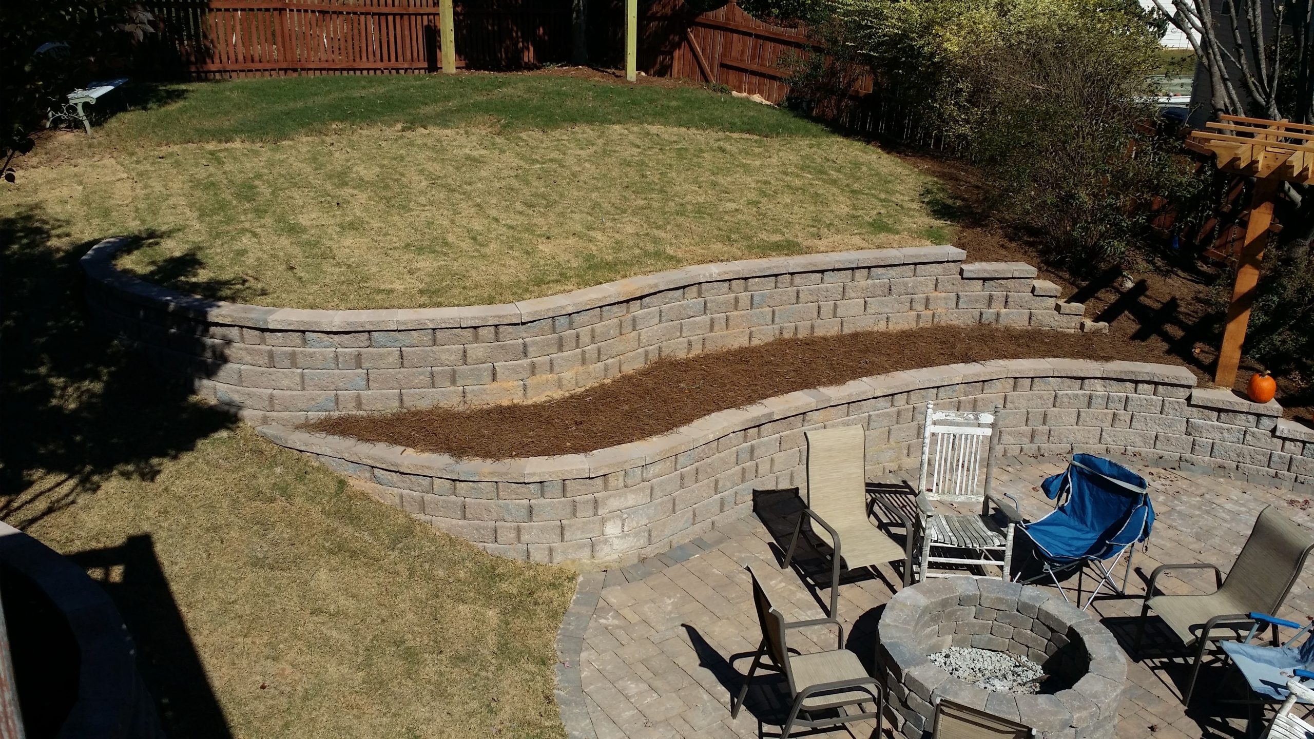 Fire Pit and Patio Are by Sugar Hill Outdoors