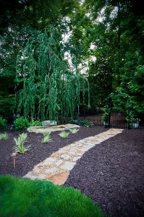 Walkway with Landscaping by Sugar Hill Outdoors