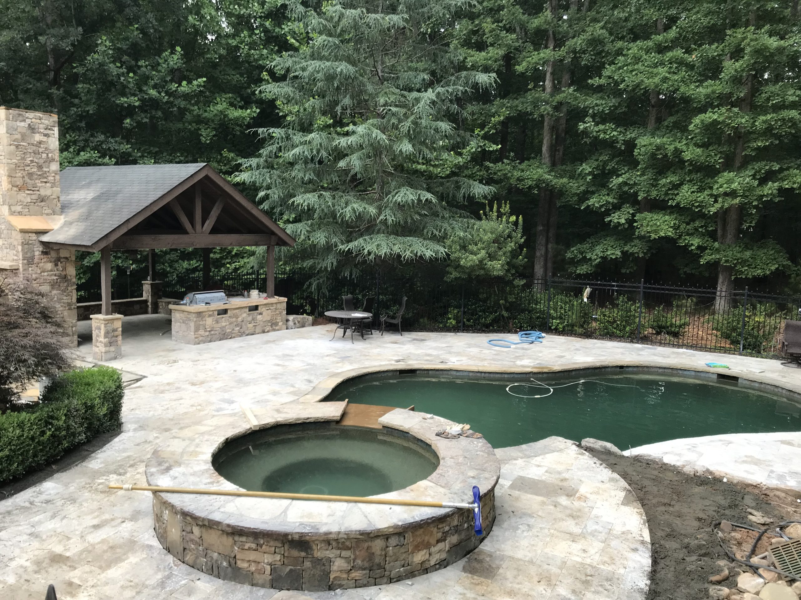 Pool with Cabana by Sugar Hill Outdoors