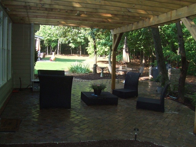 Shaded Patio by Sugar Hill Outdoors
