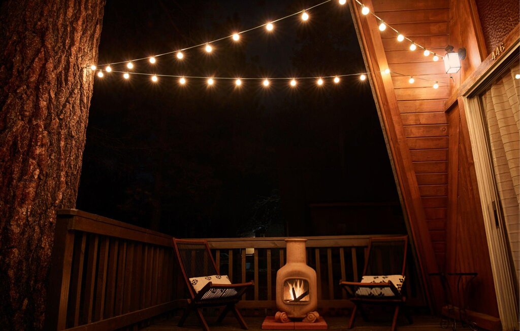 outdoor fireplace